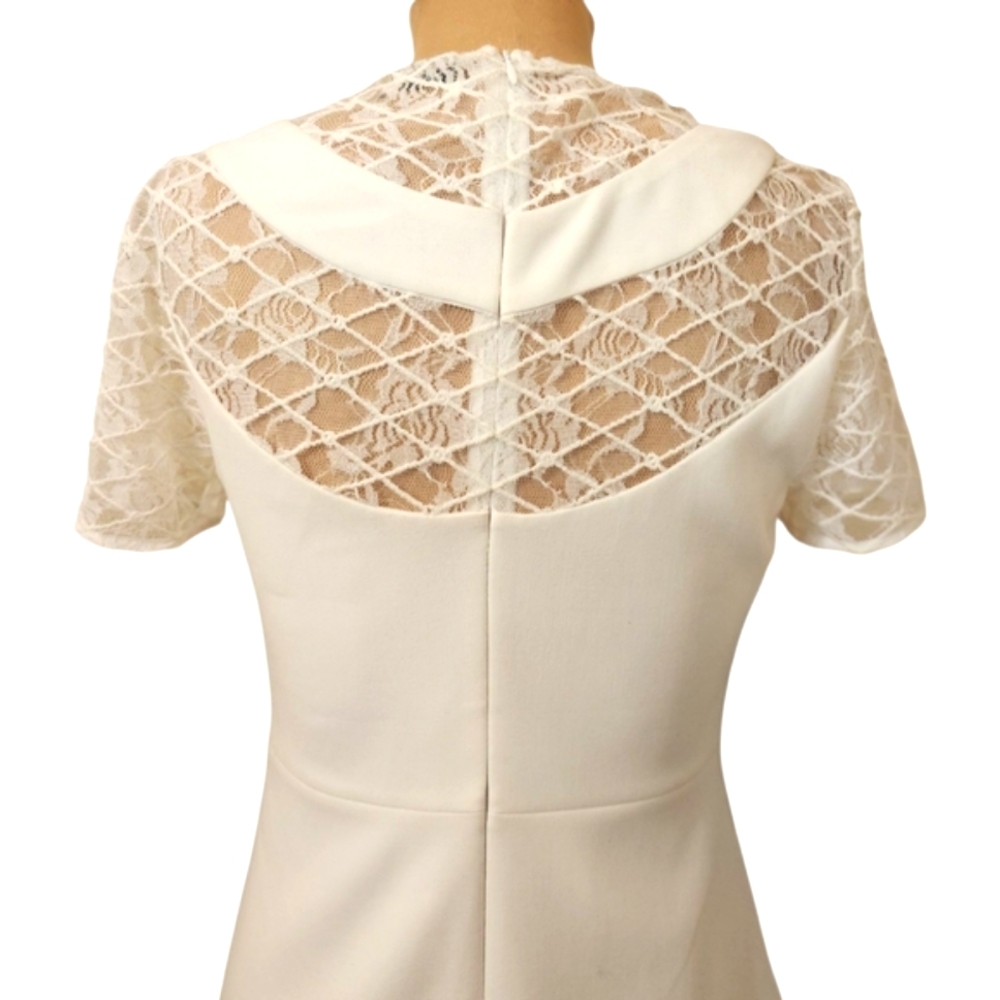 SANDRO PARIS Short Sleeve A-line Cocktail Dress - Size M - Picture 8 of 12